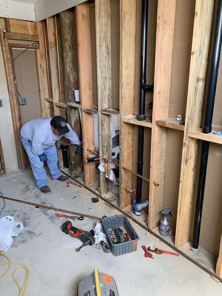Commercial rough-in plumbing for Gas Line Repair in Phoenixville